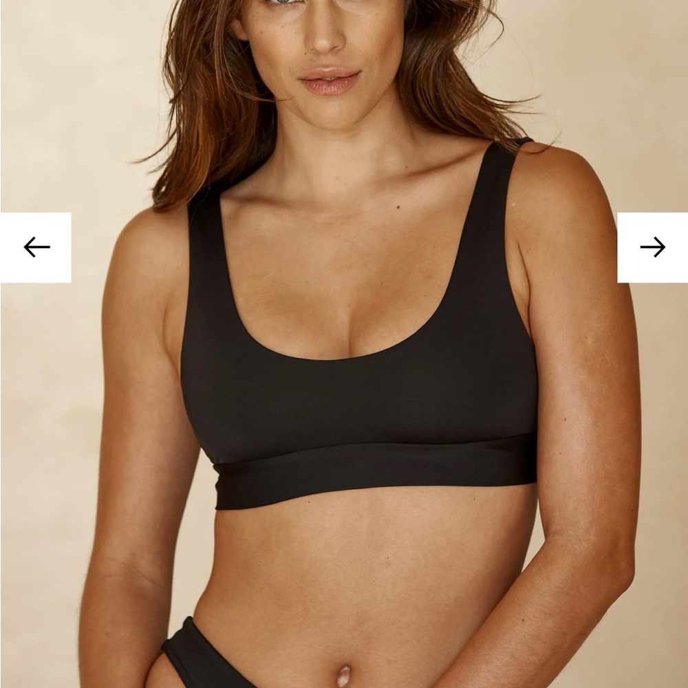 Monday Swimwear Black Swimsuit Top
